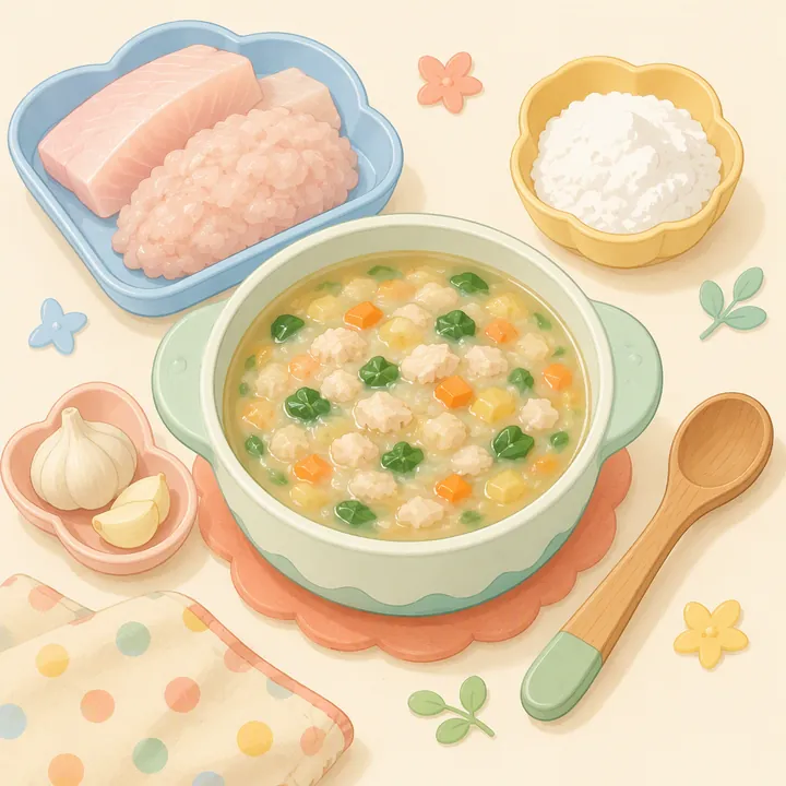 Sup Bola Ikan Sayur (12–23 Bulan)