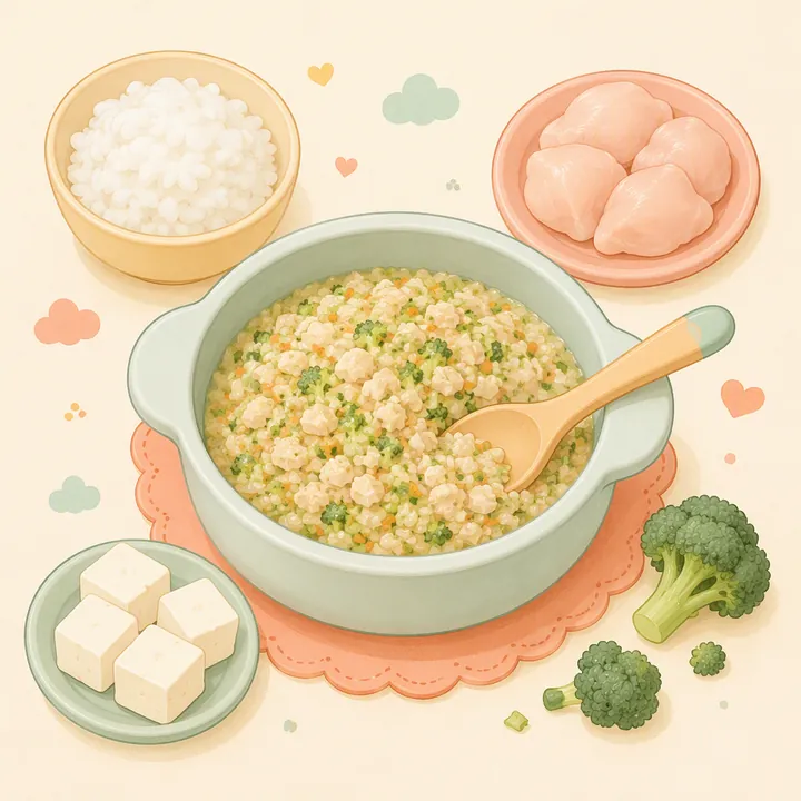 Tim Ayam Tahu Brokoli (9–11 Bulan)