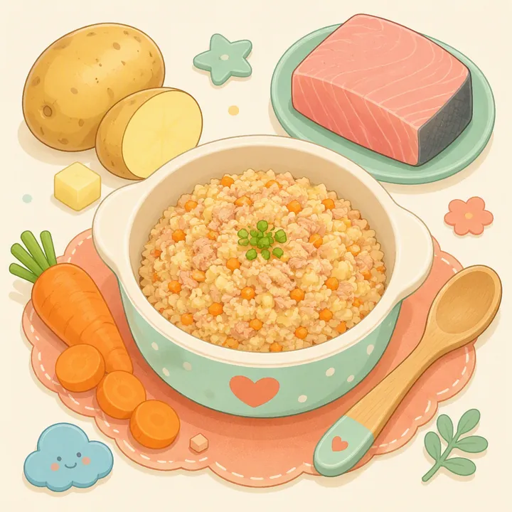 Tim Tuna Kentang Wortel (9–11 Bulan)